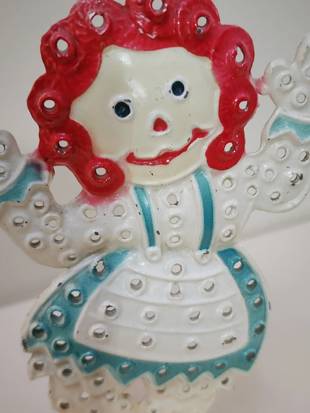 Raggedy Ann Earring Tree Vintage Jewelry Holder by Revere USA